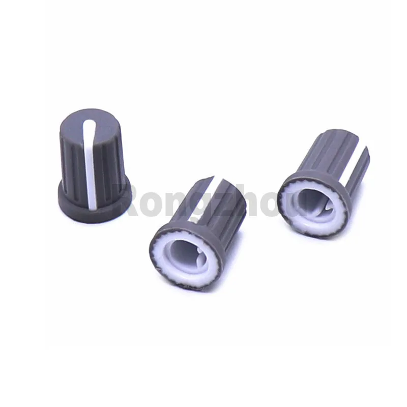 11.5x17mm flexible rubber knob with plum handle 148 single and double potentiometer knob cap-shape