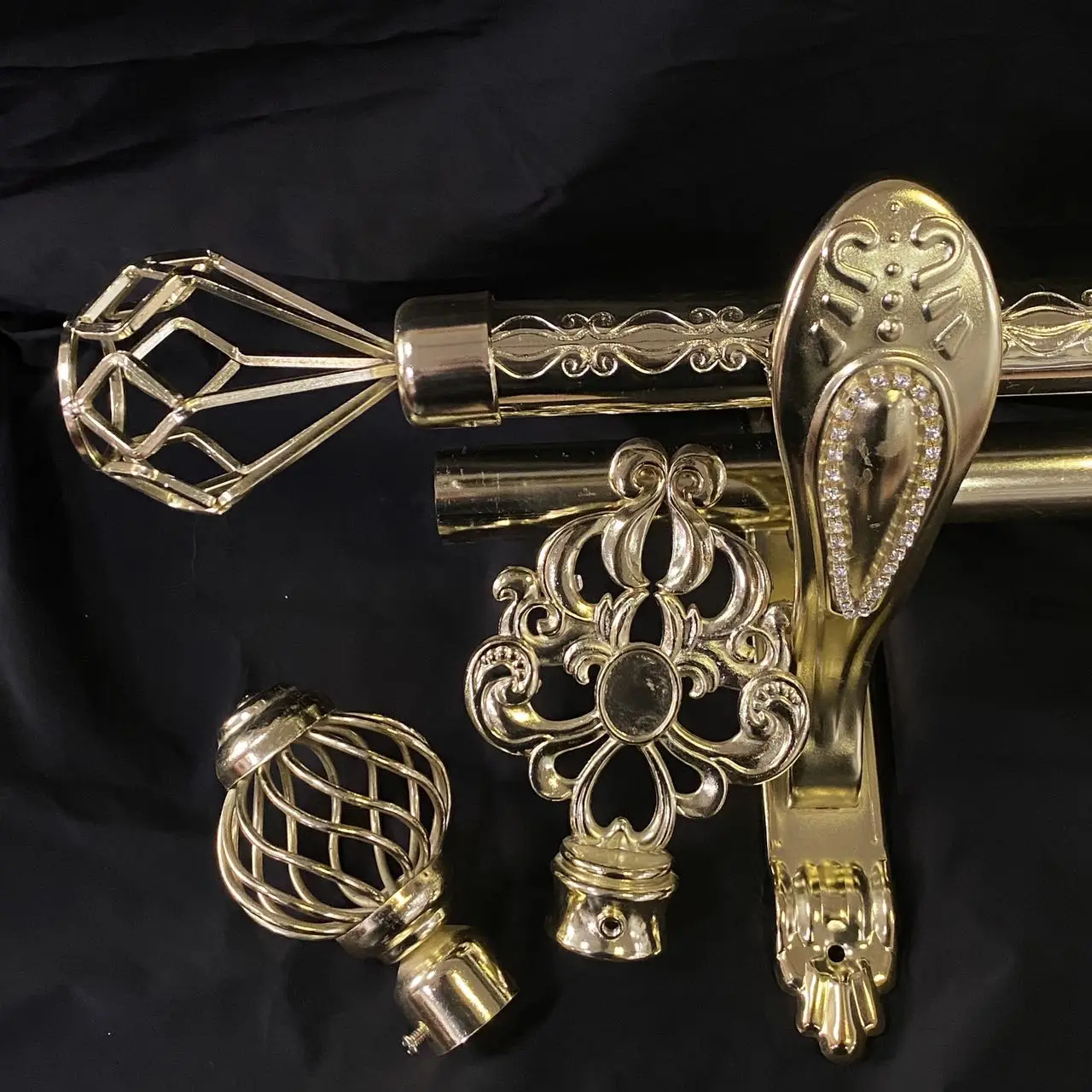 Gold Luxury Fashion Accessories Home Decor Curtain Accessories curtain ring machine