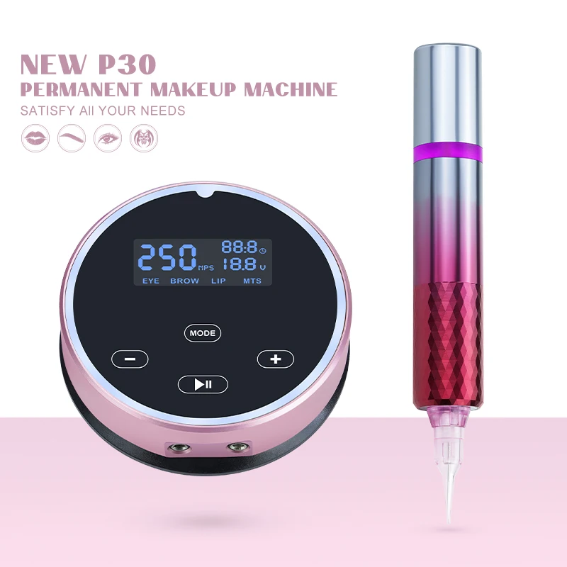 Горячая распродажа! Аппарат для микроблейдинга бровей Biomaser P30 dermografo цифровая машинка перманентного макияжа удаления волос татуировки и MTS