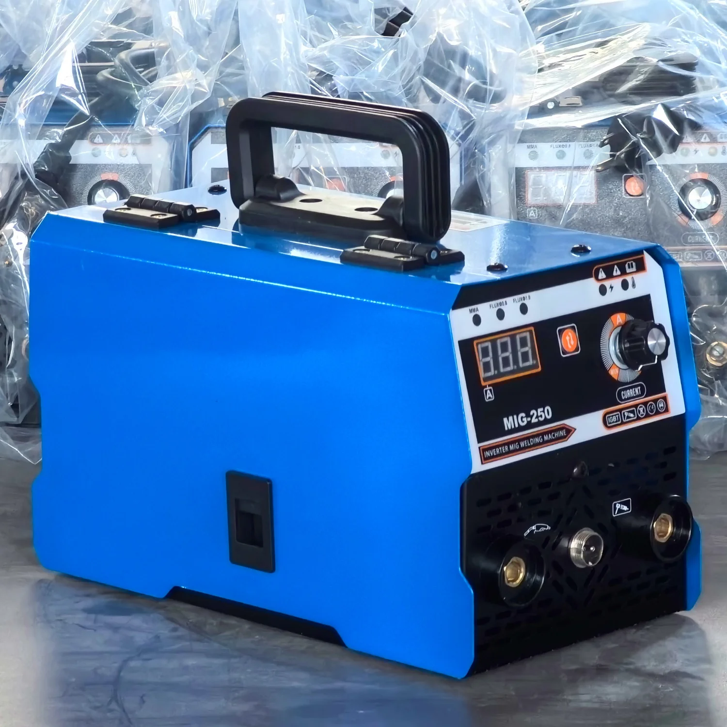 Guaranteed quality blue 110V mig welders dual purpose MMA MIG 2 IN  1 no gas welding inverter welding machine
