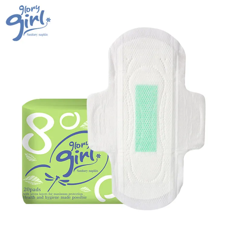 OEM Packaging disposable  Anion Sanitary pads Sanitary Napkin Manufacturing Hygiene Pad