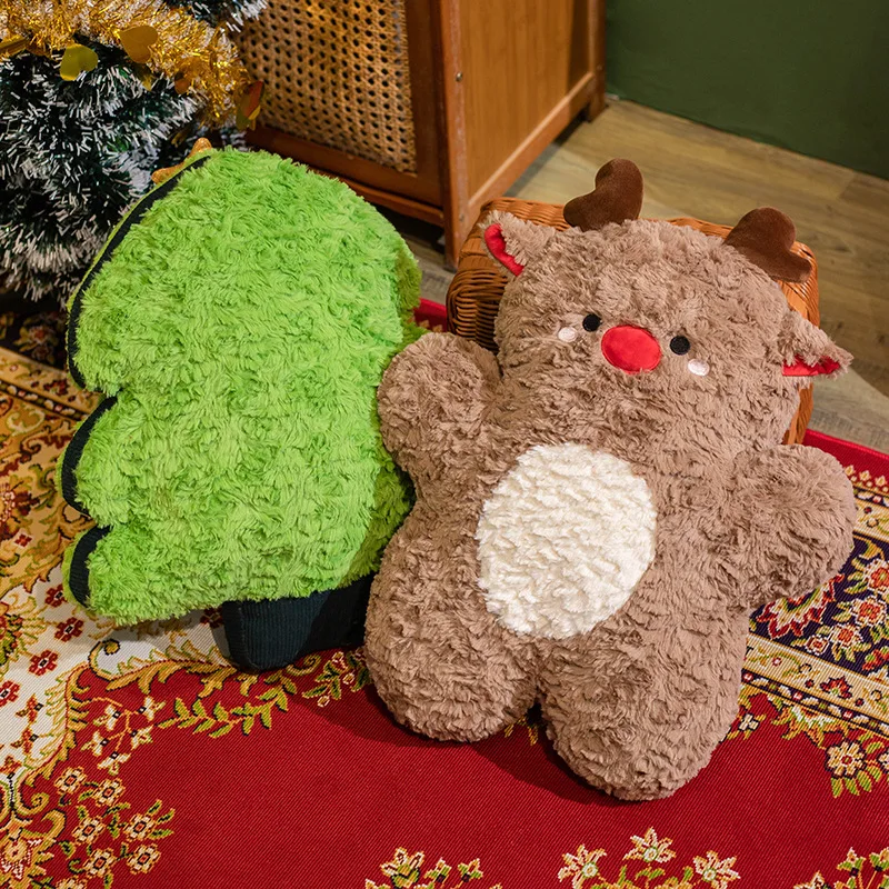 wholesale Net red creative Wind tree sofa plush toy doll Christmas pine throw pillow gift Christmas gift