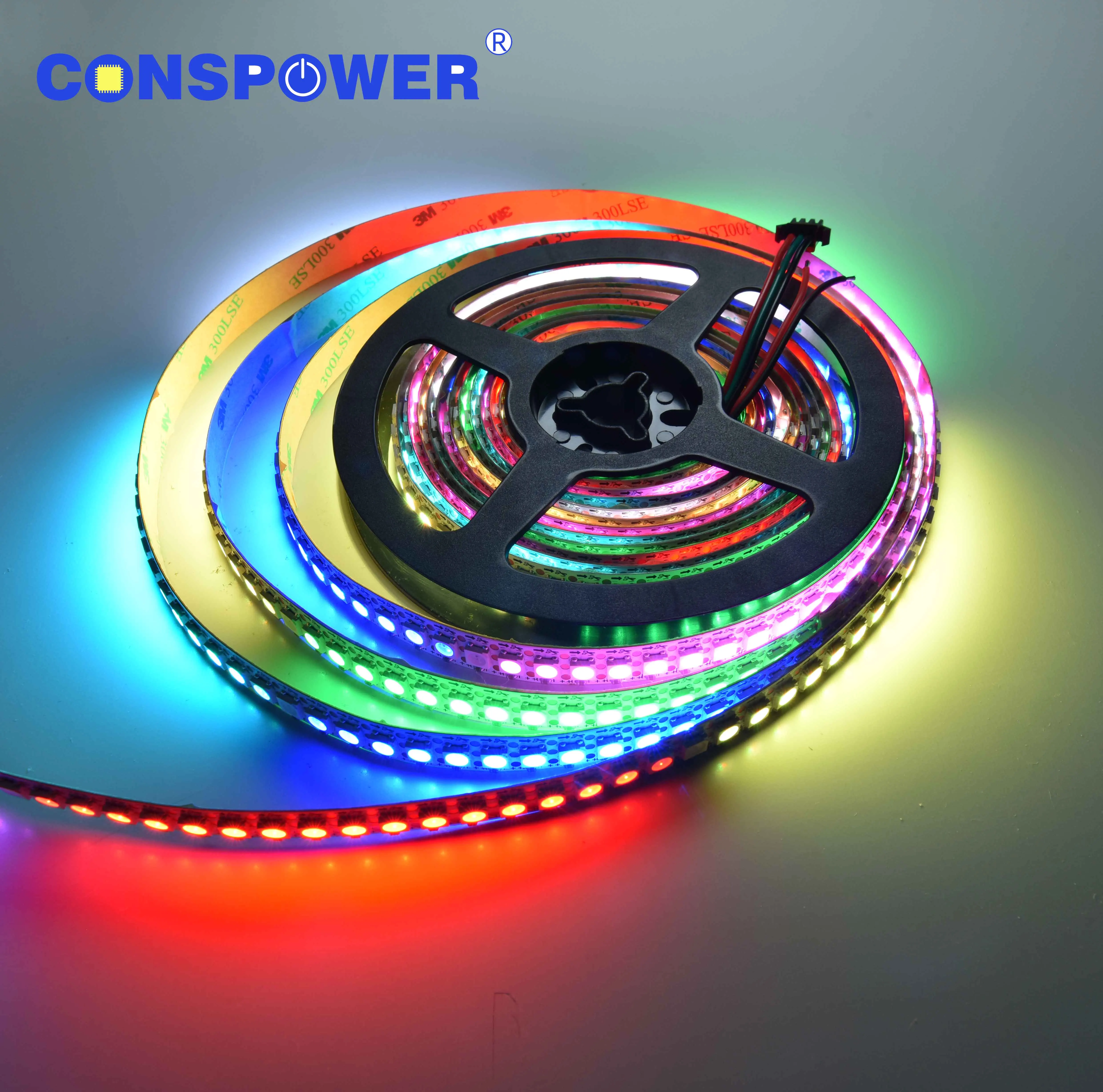 RGB5050 Digital Strip 144LEDS/M Built-in IC SK6812 5050 WS2812B Color Strip 5050RGB 5V Addressable RGB Led Strip Manufacturer