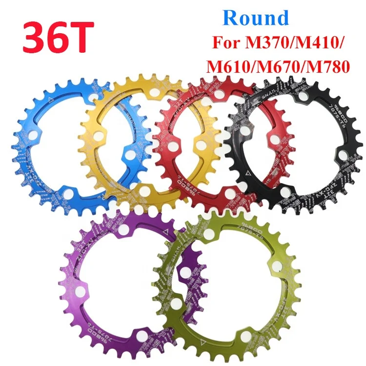 SNAIL mountain bike single chain wheel chain ring 96/104bcd  oval disc 32T/34T/36T/38T/40T/42T sprocket for Cycling Bike Part