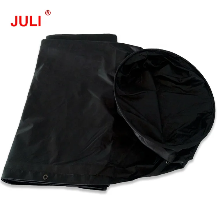 DIN75200 fire rated flexible layflat collapsible mining ventilation duct for coal mine