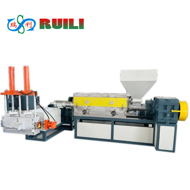 waste plastic recycling pelletizing machine