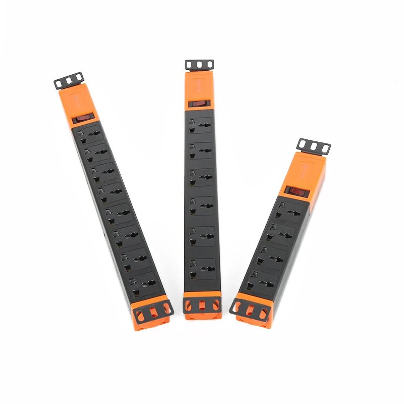 19 Inch 1U 13A 10A Switch 4 Way 6 Way Universal Basic PDU for Internet Data Centre