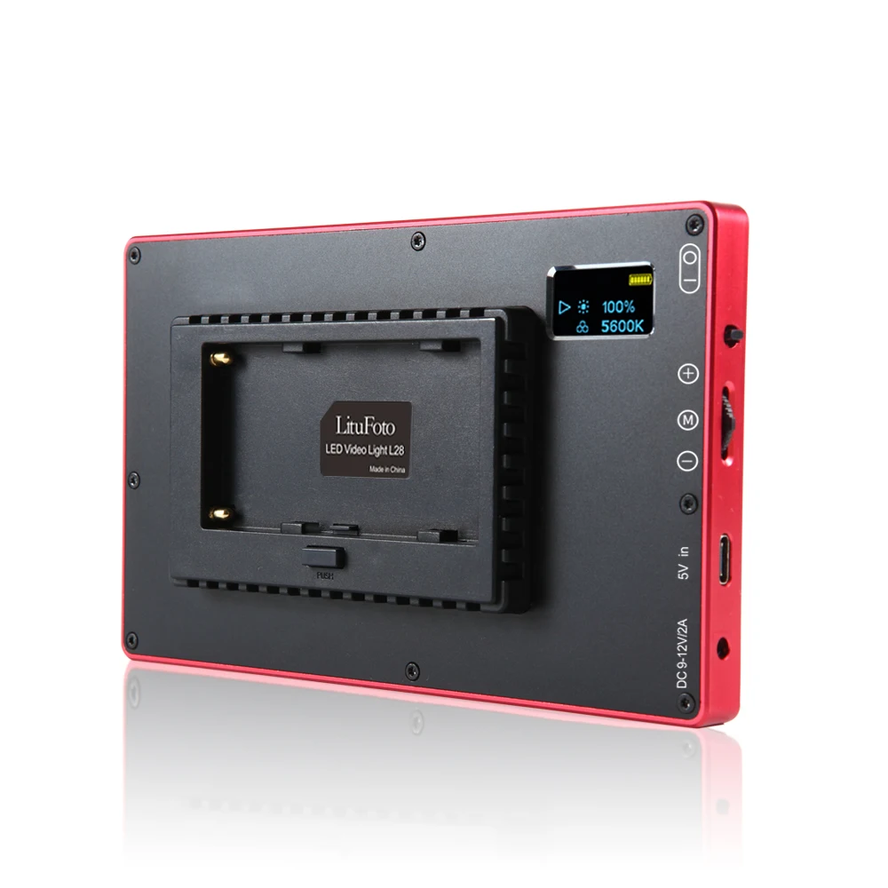 LituFoto L28 Camera Camcorder LED Video Light On-Camera Photographic Panel Light for Canon Nikon