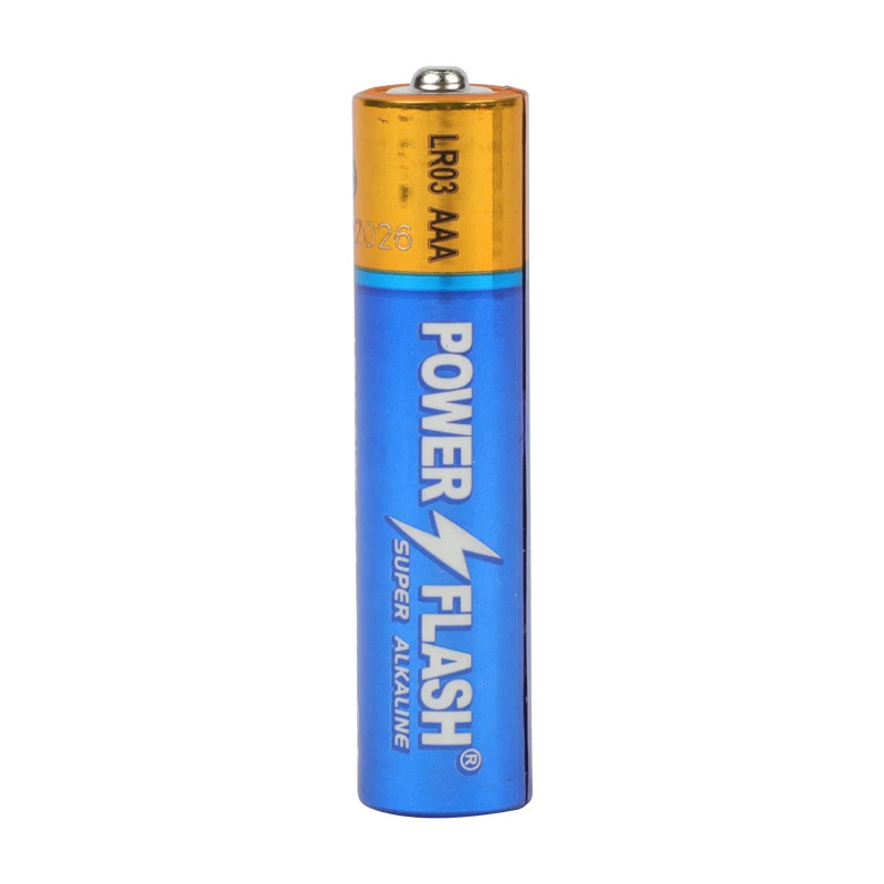 Power Flash Disposable Energy-Saving AAA LR03 AM4 1.5v Alkaline Battery