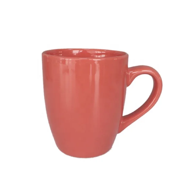 glazed ceramic mug in different shape and size