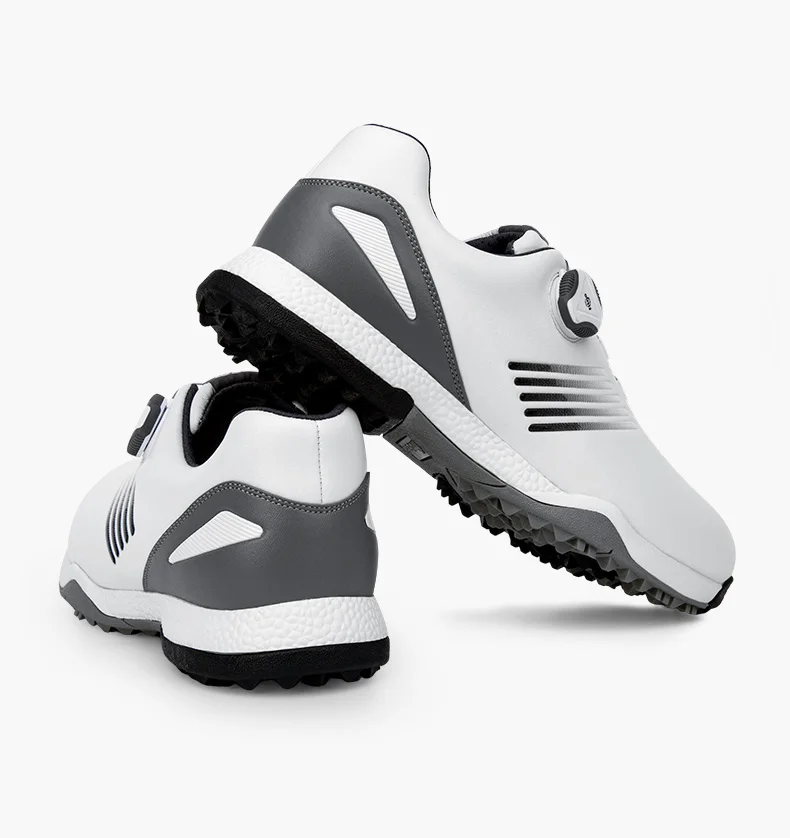 PGM XZ152 Новое поступление мужская водонепроницаемая нескользящая Мягкая подошва с автошнуровкой обувь для гольфа