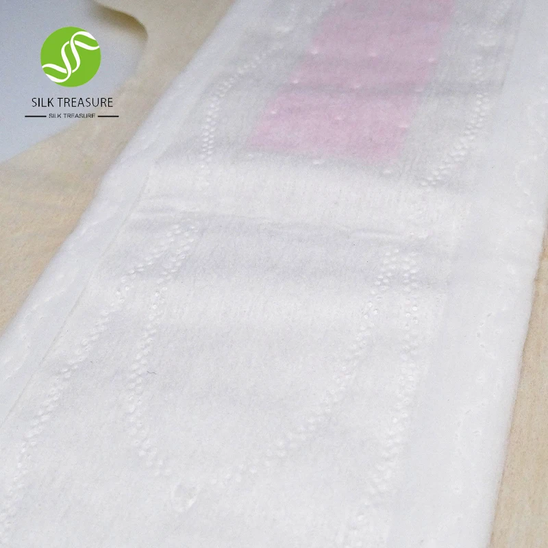 Super soft high absorbency anion 100 cotton sanitary pads ladies plus long night sanitary napkins