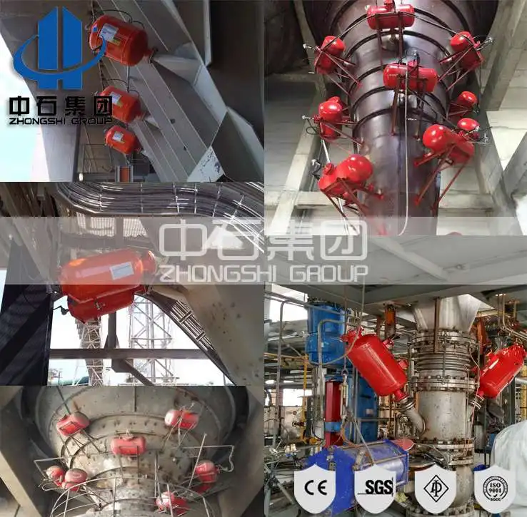 Compressed Air Blaster System Equipment Supplier Air Cannon Device Factory for Mining Hopper Chocking Bins Bunkers Jamming