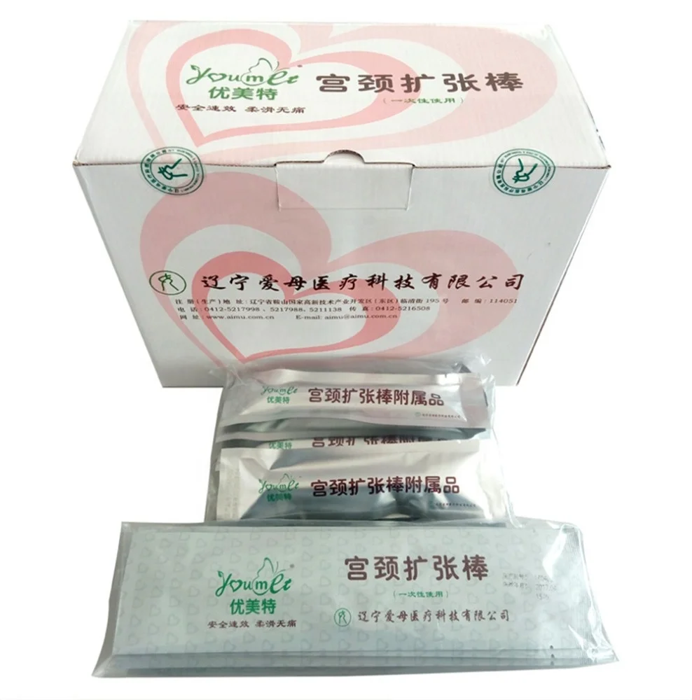 disposable plastic cervical dilator for the opening of cervix