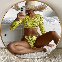 2022 Vendor Swimwear Bikini Sexy New Hot Style Three Piece Swim Wear Hot Seller For Women Leopard Print Swimsuit