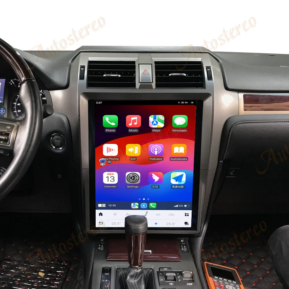 Автомагнитола Carplay для Lexus GX400/GX460 2010-2019 Android 13 с GPS-навигацией Wi-Fi
