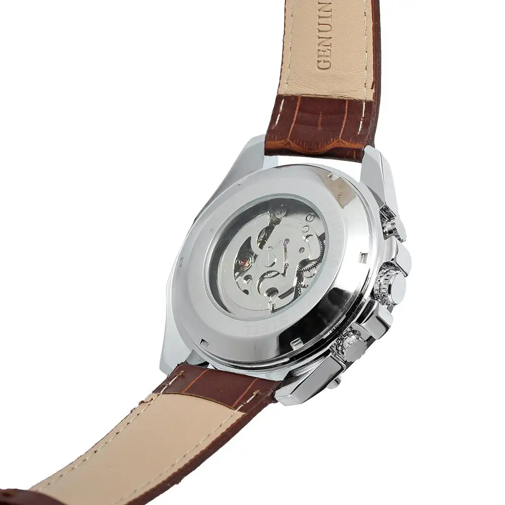 2024 T-WINNER Elegant Fashion reloj hombre Skeleton China Factory Automatic Men Watch