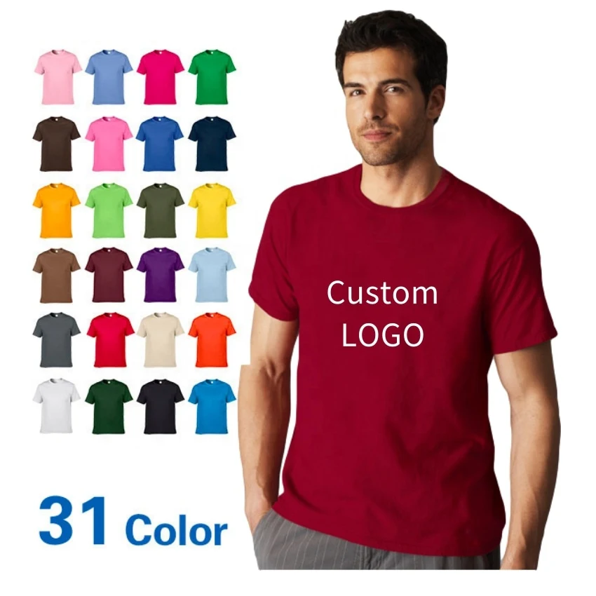 Wholesale t-shirts for men 100% cotton high quality blank custom mens printing oversize t shirt