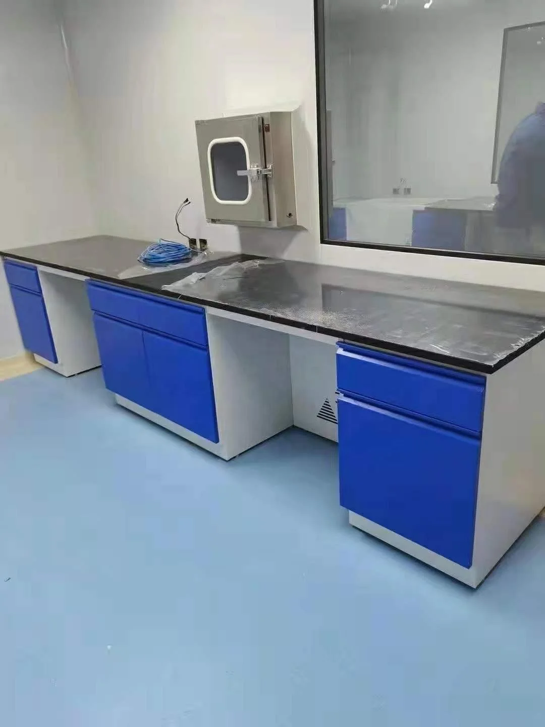 School Student Lab Furniture Chemical Laboratory Workbench steel Wood Laboratory Work Table