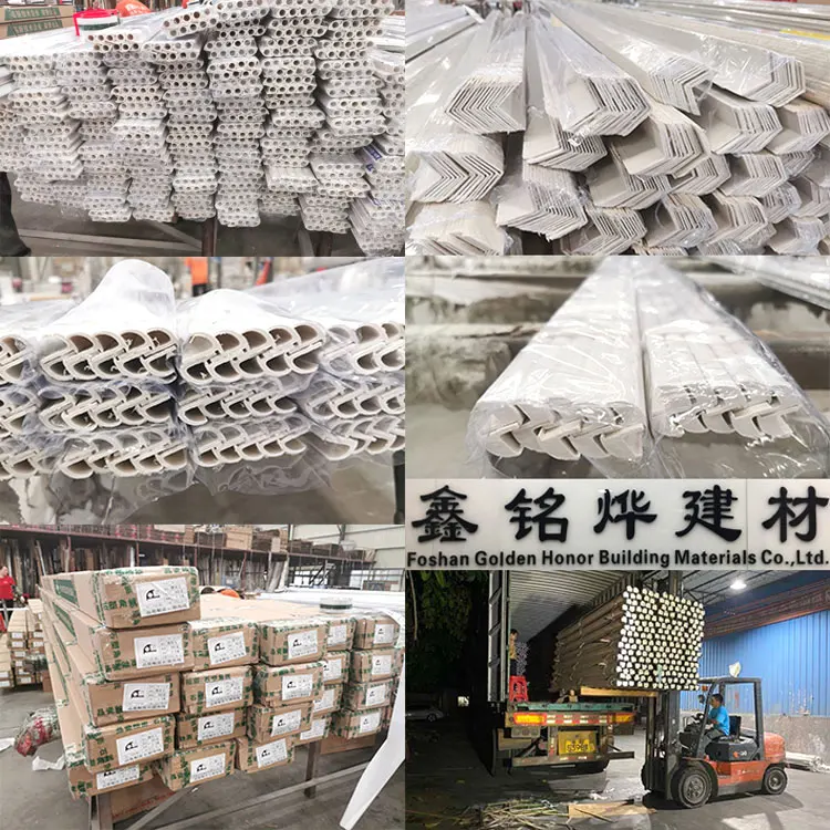 Marble PVC Plastic Molding and Wall Tile Transition Trim Decorative Round Quadrant Custom Grain Pattern Moulding