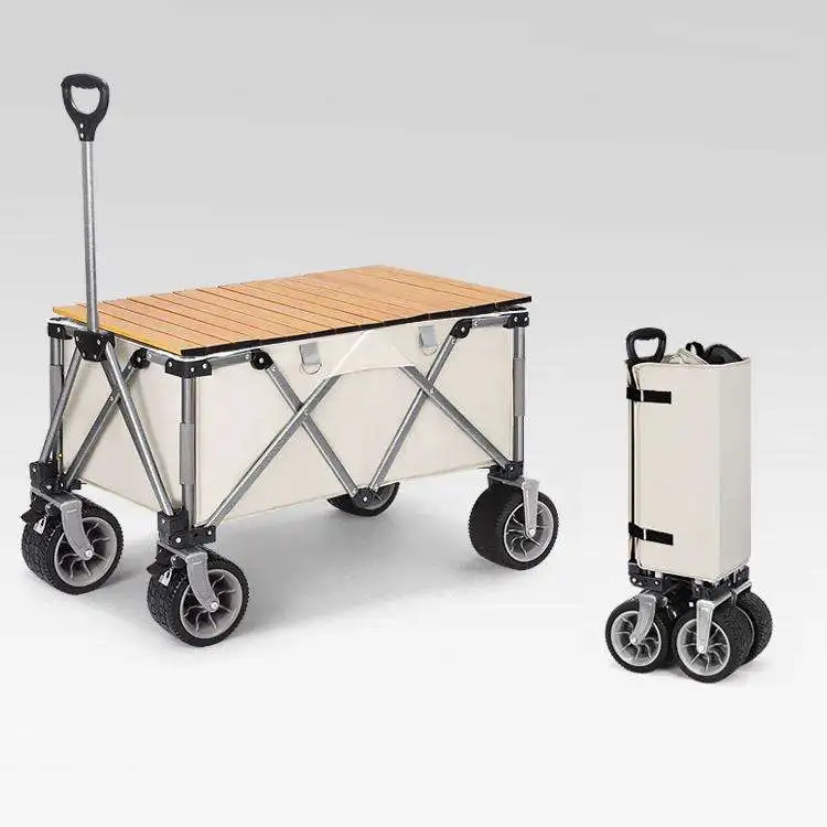LYC-34 Outdoor Garden Multi-Purpose Foldable Multi-Purpose Beach Trolley Camping Folding Wagon