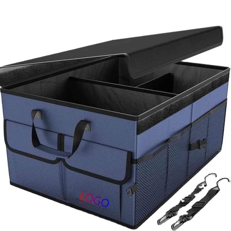 Foldable Travel Trunk  Organizer Folding Smart Waterproof Carry on Bag Stock Premium Foldable Car Trunk Organizer