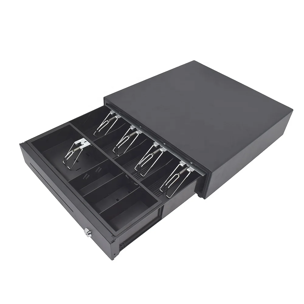 High Quality POS 5bills 3 coins Electronic Cash Drawer counter 405mm Cash Box for Retails