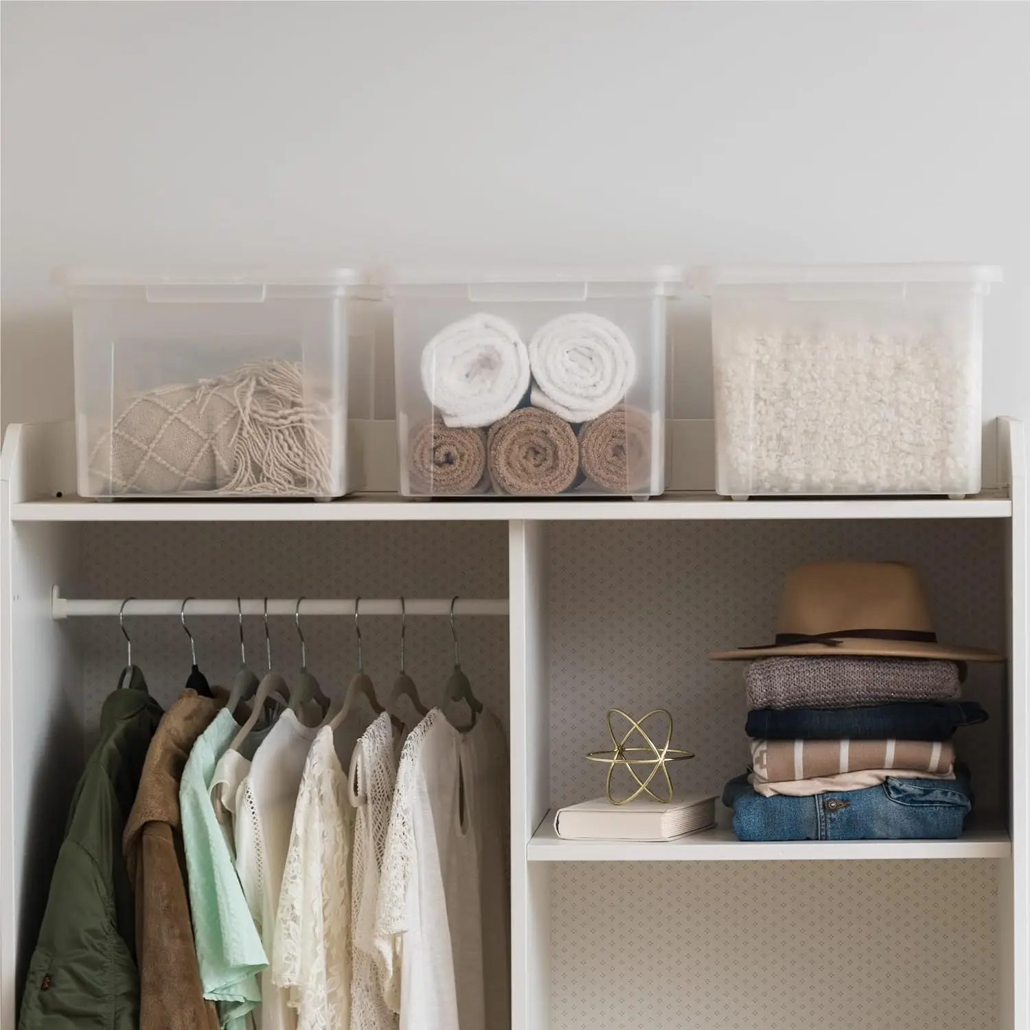food storage snack compartment container with lid portable storage bins warehouse storage bins