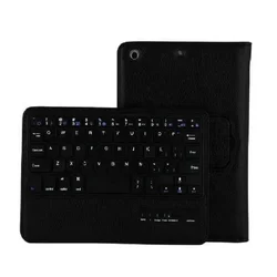 Wireless keyboard for ipad portable leather folding mini keyboard cover
