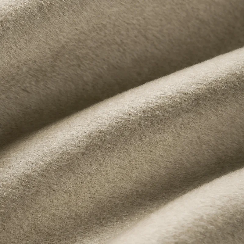 New Arrival Double Face Spot goods Wool Cashmere Blends Fabric For Coat 10%Cashmere 90%Merino wool