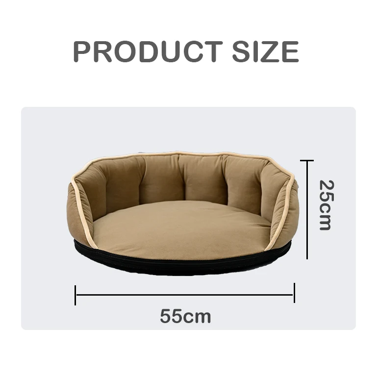 Orthopedic Sofa Cotton Indoor Sleeping Washable All-Season Custom Logo Pet Bed Nest House For Dog Cat