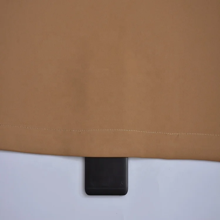 Chocolate high shading livingroom turkish curtains blackout curtain fabric for french window