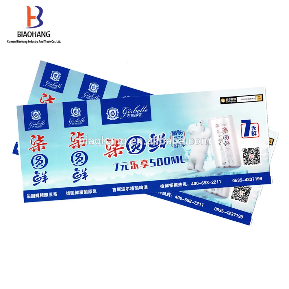 
Thermal /bond /art Paper Card,Airline Boarding Pass,Entrance Ticket,Clothing Hang Tag 