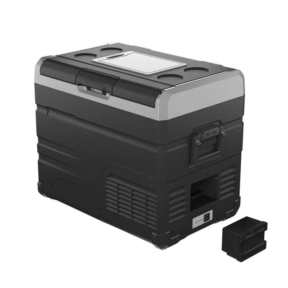 TW45 small 12v Trucks Compressors Refrigerator Mini Deep Freezer Refrigerators Small Wine Cooler Skincare Beauty Car Fridge