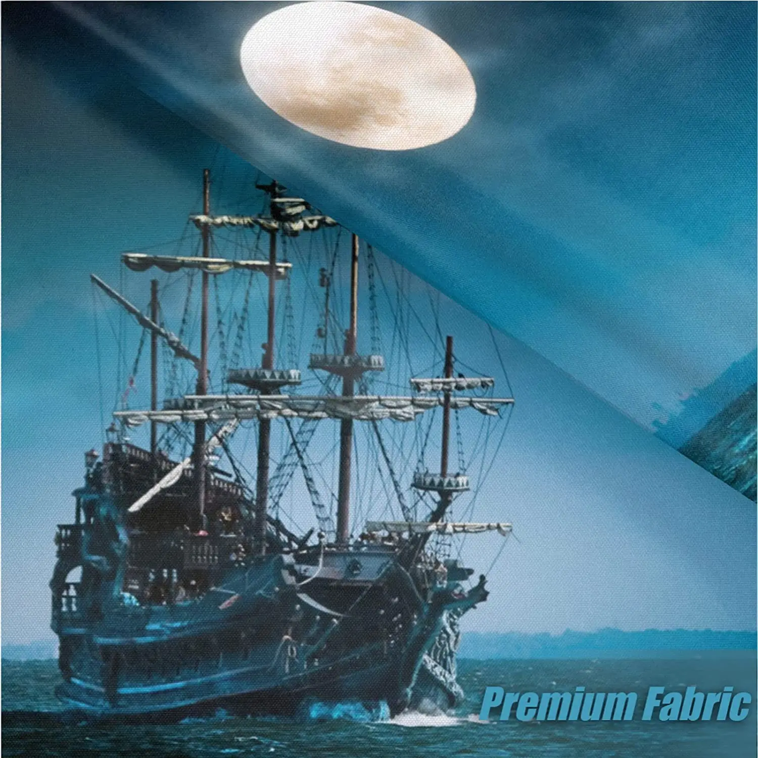 Famous Design Sailboat Moon Night Burlap Garden Flags For Yard Party Welcome Indoor Outdoor Decoration