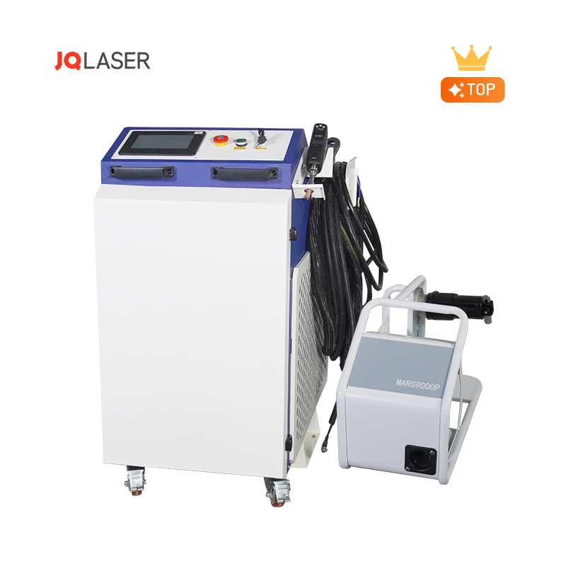 JQLASER многофункциональная 1500 Вт 2000 3000 портативная мини-лазерная сварочная/режущая/Чистящая машина три в одном