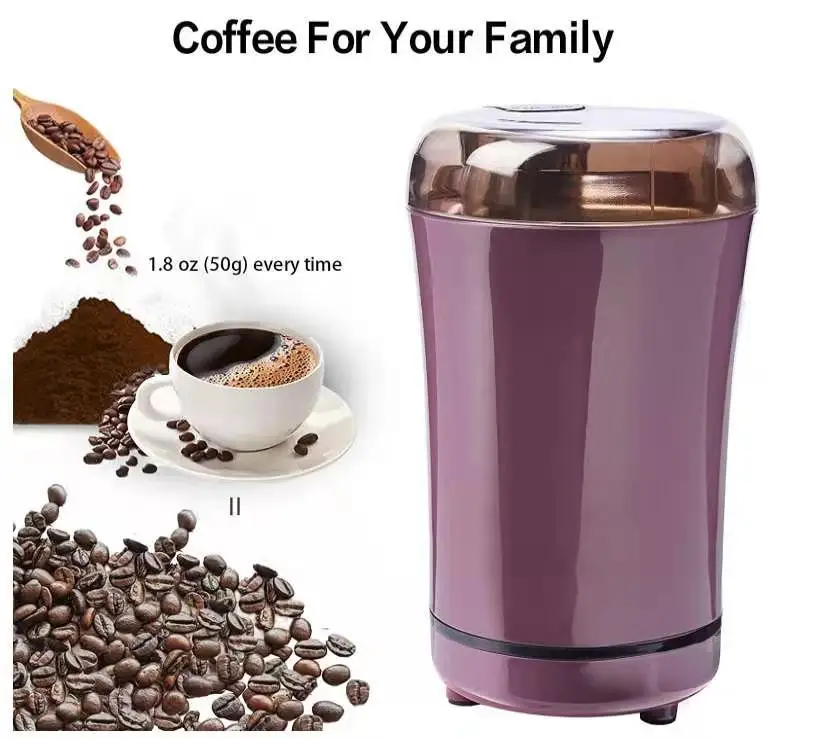 Multi-functional Mini Silent Blade Coffee Grinder Expresso Stainless Steel Electric Coffee High Quality Bean Grinder