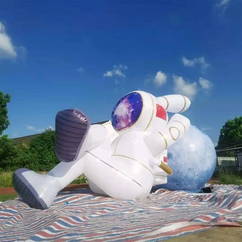 Advertising Oxford Inflatable Astronaut Mascot Space Man Model Giant Inflatable Astronaut With Led Lighting