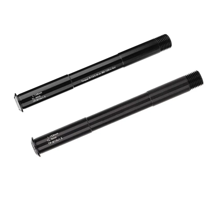 Bicycle Wheel Fork Axle Front Rear Thru Axle Adapter for Road Moutain Bike  QR100x15 QR110X15 For ROCKSHOX Fork  148 158mm lengt
