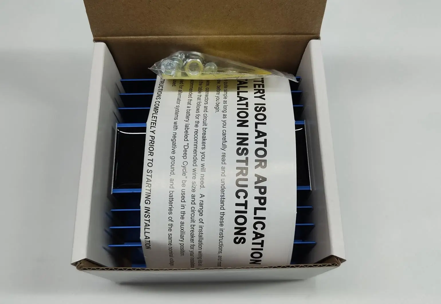 
BI90A1B2 90A 12V-50V Car dual Battery Isolator charger diode separator 