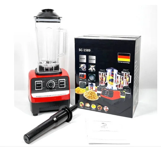 2500ML Professional Heavy Duty Blender Food Blender Accessories Mixer 32000RPM Speed Grinder Ice Smoothies Coffee Maker