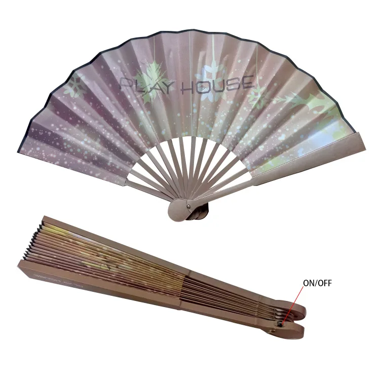 2021 Customized High Quality Bamboo Fan Handfans With Custom Logo Handfans For Party