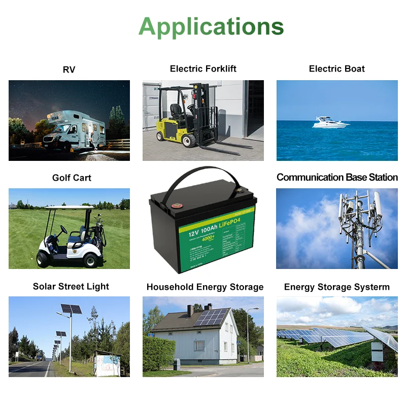 Lead Acid Replacement 12V 100Ah Lifepo4 Lithium-akku Overseas Stock Lithium Ion Phosphate Battery Akku Cart Battery Pack Battery