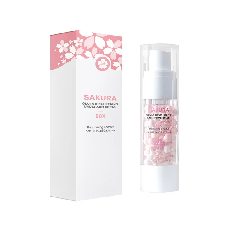 Sakura Gluta Осветляющий бустер Pearl крем для подмышек средства ухода за кожей осветления и укрепления