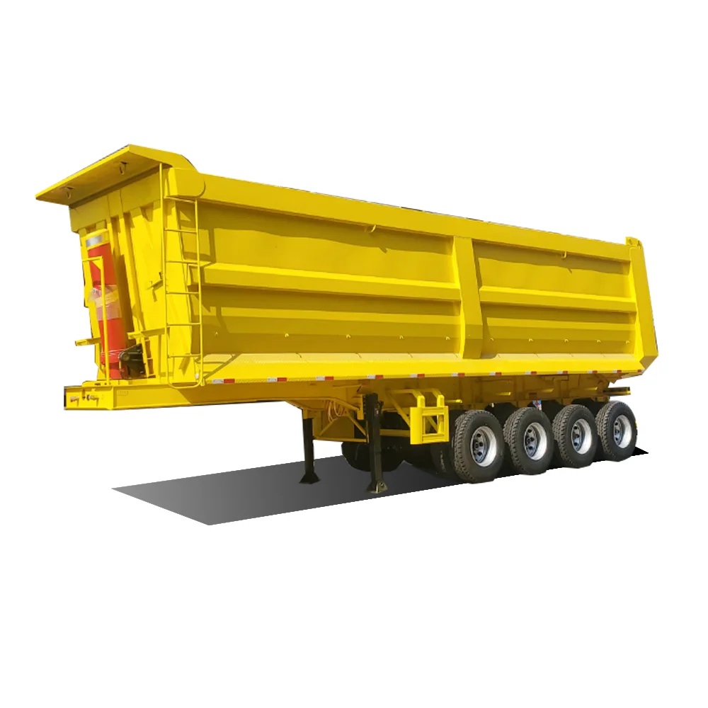 Factory direct sales, customization supported, global hot-selling 3-axle 4-axle rear-end dump semi-trailer truck trailer