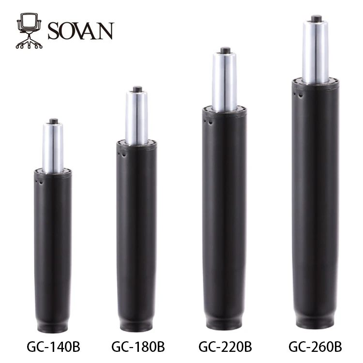 Hot sale Chair Gas Spring Lift of steel black adjustable height rotatable office chai