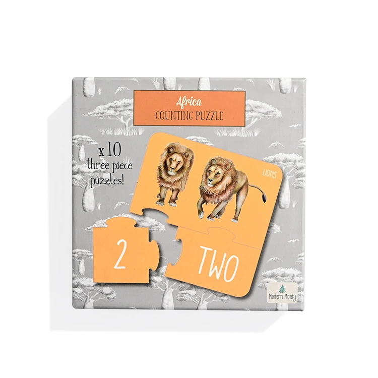 Manufacturer Toddler Math Puzzle English Arabic Numerals Card Game For Kids