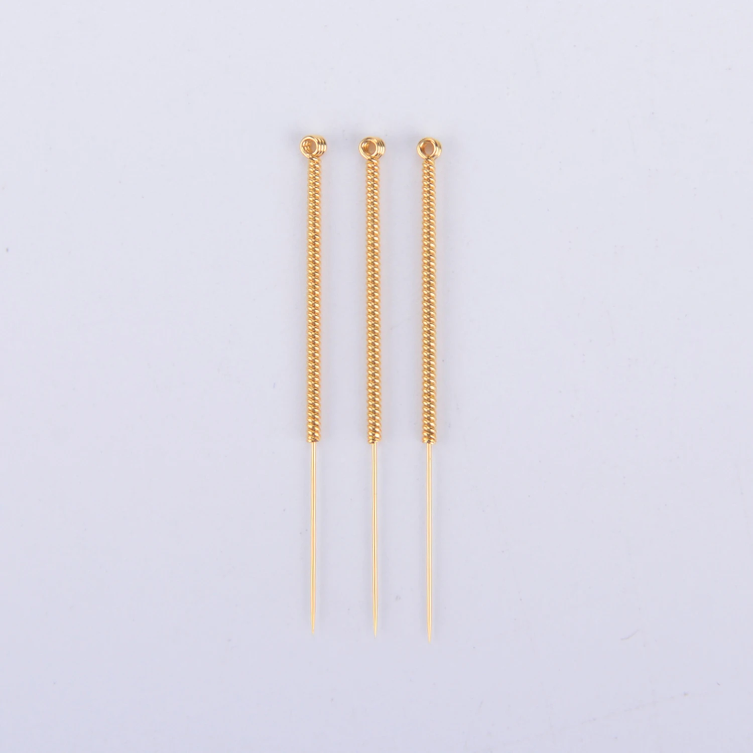 Disposable Sterile Individual Dialysia Paper Package Full Gold Plated Acupuncture Needles