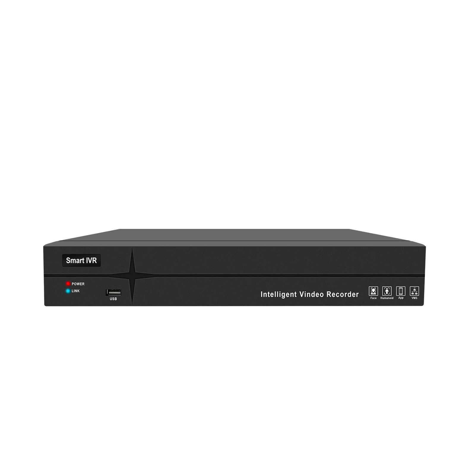 JideTech 32CH 1,5 U H.265 Интеллектуальный рекордер безопасности с поддержкой 8 ТБ HDD POE Интеллектуальный видеомагнитофон