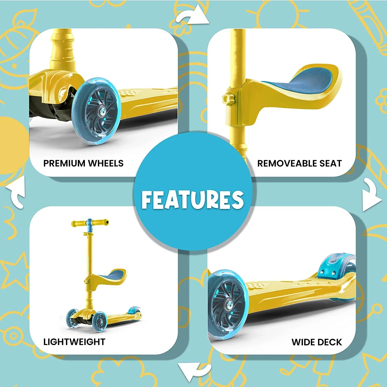 Wholesale Kick Scooters With Foot Scooters For Child Kids Kick Scooter Sale Freestyle